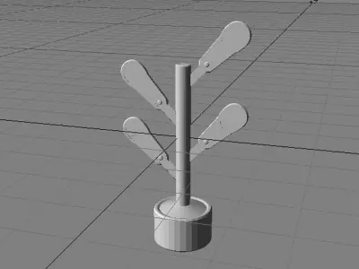 Martial-Art Training Equipment - Punching Target 3D model