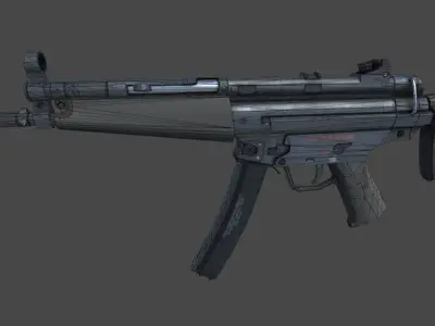 Weapons Pack Low-poly 3D model