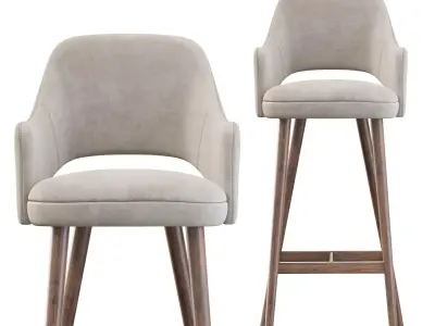 Costanza Barstool 3D model