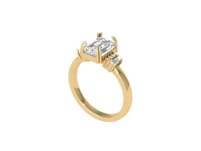 Wedding Ring  3D print model 295