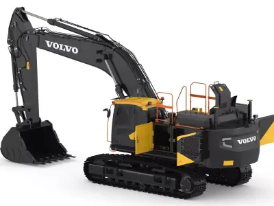Volvo EC530EL Excavator 3D model