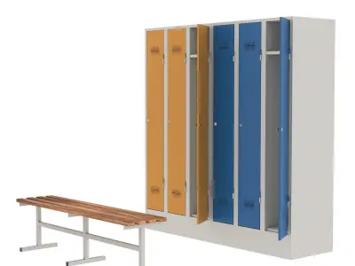 Metal Cabinet - Jordan 3D model