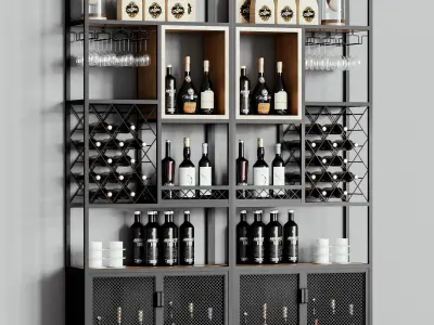 Homary Industrial Rack 3D model