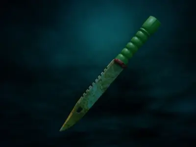 OLD M9 BAYONET  Free low-poly 3D model