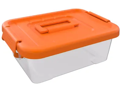 Plastic box 3D model buy