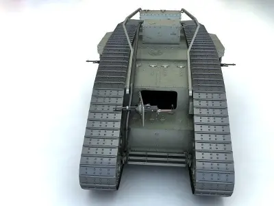 Mark V Tank Female 3D model