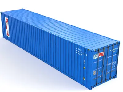 40 feet PIL standard shipping container 3D model