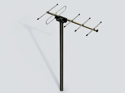 Antenna 17 Low-poly 3D model