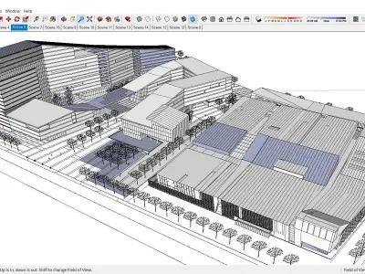 Sketchup Building V1 3D model