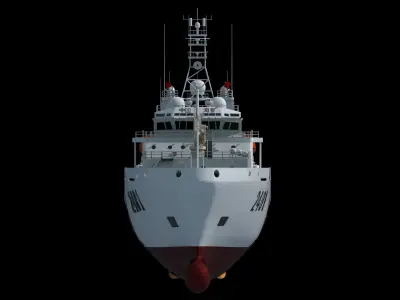 China Coast Guard 2401 Ship Maritime Law Enforcement Official 3D model
