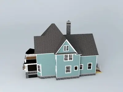 Old House Free 3D model purchase