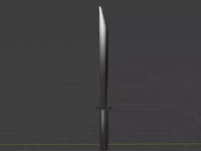 Low-Poly Sword Free low-poly 3D model get