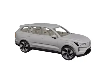 Volvo EX90 2026 Premium Electric SUV with Advanced Design 3D model