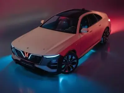 Futuristic Luxury Concept Sedan Car 3D model