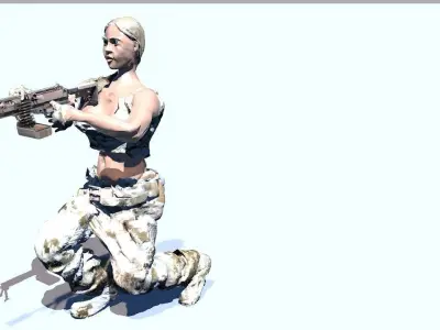 Jenny The Killer Low-poly 3D model