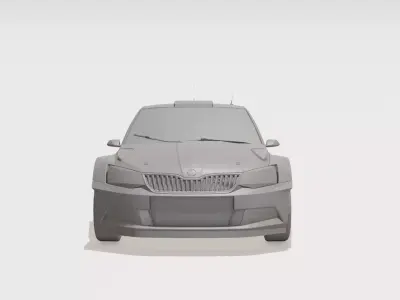 Speedy Rally Buggy Toy 3D Printable Cartoon Rally Car for Kids 3D print model
