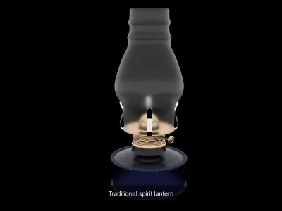 Traditional Vintage Lamps 3D Model Pack