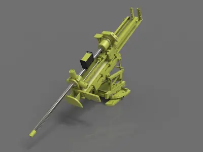 LM 75 Drill Rig 3D Model 3D model