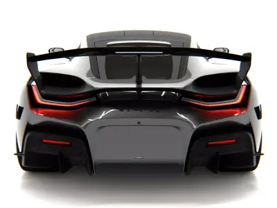 Rimac Nevera R 2025 Low-poly 3D model