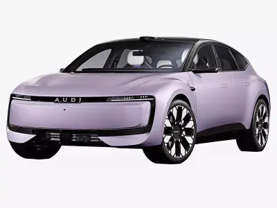 2026 Audi E5 Sportback Quattro 3D model