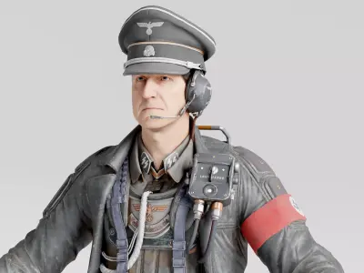 Commander NC Wolfenstein Inspired 3D model