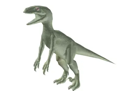 Raptor dinosaur 3D model purchase