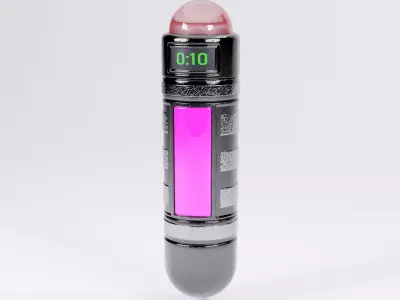 3D MODEL CapSule Bomb 1 3D model