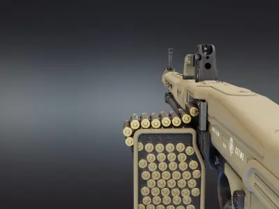 CETME Ameli LMG Low-poly 3D model