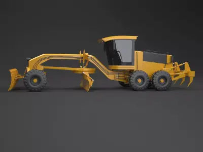 Generic Motor Grader 3D model