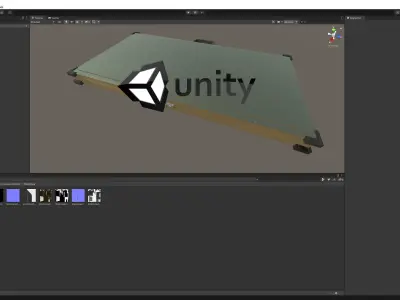 Military Weapon Case Golden Low-poly 3D model