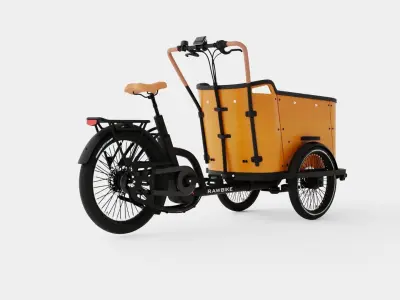 ECargo Round Bike Low-poly 3D model