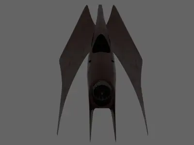 Scavenger jetpod Futuristic JetPod Free 3D model