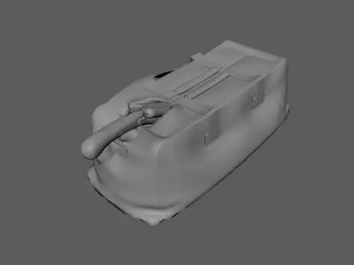 bag gun Free 3D model