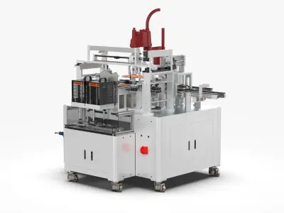 Automatic Battery Arranging Machine 3D model