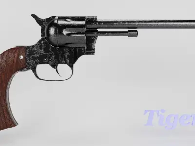 Colt-Revolver tiger revolver 3D model