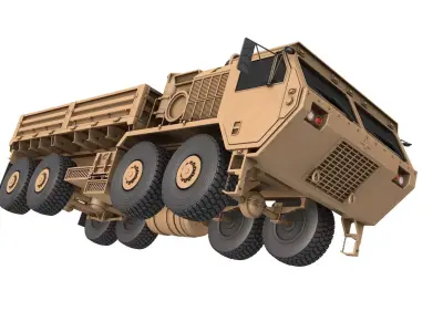 HEMTT A4 Cargo Truck - Army transport truck 3D model