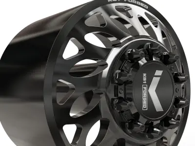 FRONT KG1 KD007-1 DUALLY WHEEL 3D MODEL 3D model