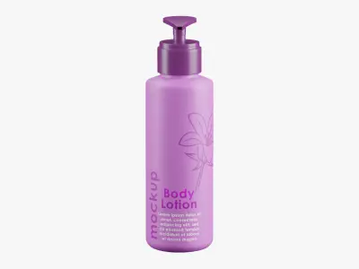 Body Lotion 4 3D model