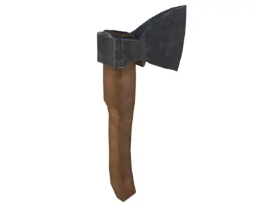 Axe 03 Low-poly 3D model