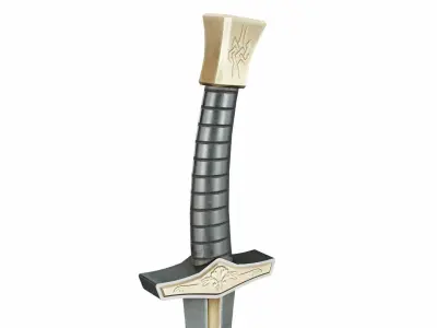 Khopesh Low-poly 3D model