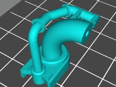 Sucction arm -dredge hopper 3D print model