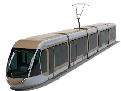 Alstom Citadis City Tramway 3D model