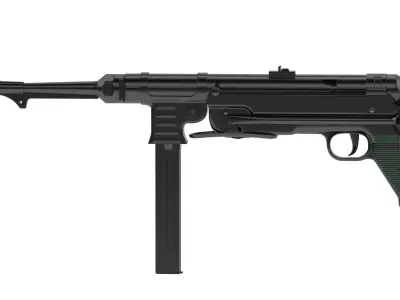 MP 40  3D model purchase
