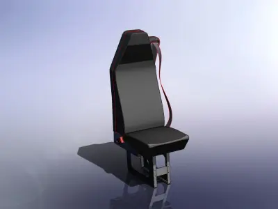 Aftermarket Vehicle seat Free 3D model