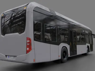 Mercedes eCitaro 2019 MID-POLY 3D model