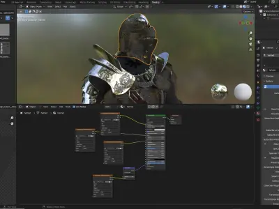 Knight 3D model 4