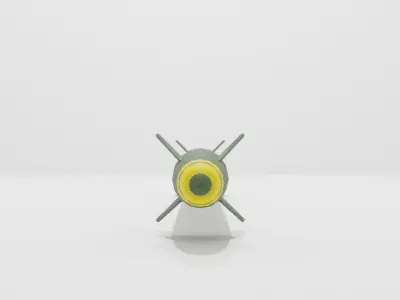 Missile Low-poly 3D model
