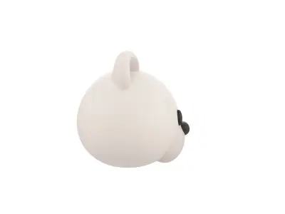 Prop148 Polar Bear Head 3D model