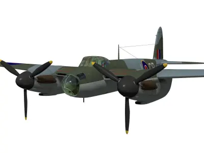 de Havilland DH98 Mosquito MkIV 3D model