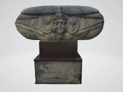 monument9 statue of beetle 3D model